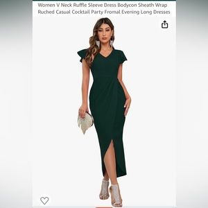 Dark Green Formal Dress
